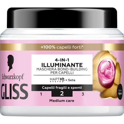GLISS MASCHERA 400ML 4IN1 SETA LUMINOSA