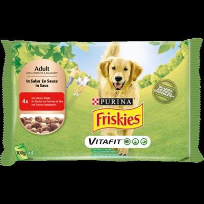 FRISKIES BOCCONI IN SALSA POLLO E CAROTE 4X85G