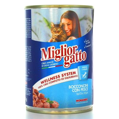 MIGLIORGATTO BOCCONCINIPESCE 405GR