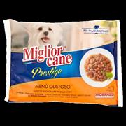 MIGLIORCANE PRESTIGE DOPPIO MENU' GUSTOSO 100X4GR