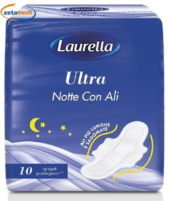 LAURELLA ASSORBENTI ULTRA ALI NOTTE 10 PZ