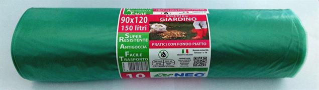 NEC SACCO PLT VERDE GIARDINO 90X120 10PZ