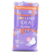 LINES IDEA ASSORBENTI SOTTILE RIPIEGATI ALI X12