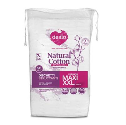 DEALO STRUCCANTI 50PZ QUADROTTO XXL 100% COT.IDROFILO
