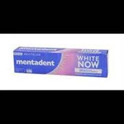 MENTADENT DENTIFRICIO WHITE NOW REVITALIZE 75ML