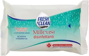 FRESH&CLEAN SALVIETTE DISINFETTANTE POCKET 12PZ