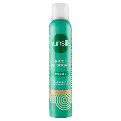 SUNSILK MOUSSE RICCI DA SOGNO LIVELLO DI TENUTA 3 200 ML