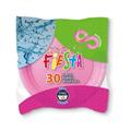 ARISTEA PIATTO PIANO 220MM RIUT.FIESTA ROSA 30PZ
