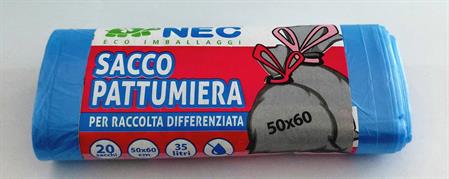 NEC SACCO ANTIGOCCIA HD AZZURRO 50X60 35LT 20PZ