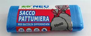 NEC SACCO ANTIGOCCIA HD AZZURRO 50X60 35LT 20PZ