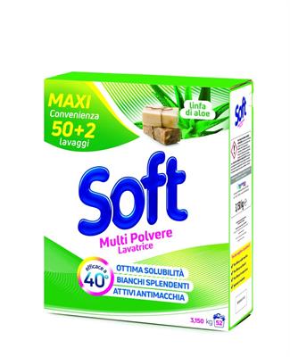 SOFT LAVATRICE POLVERE FUSTINO LAVANDA - 57 MIS KG 2,850