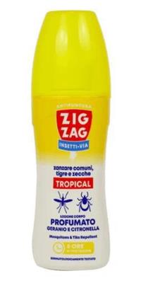 ZIG ZAG ANTIPUNT.TROPICAL LOZIONE GERANIO E CITRONELLA GIAVA 100