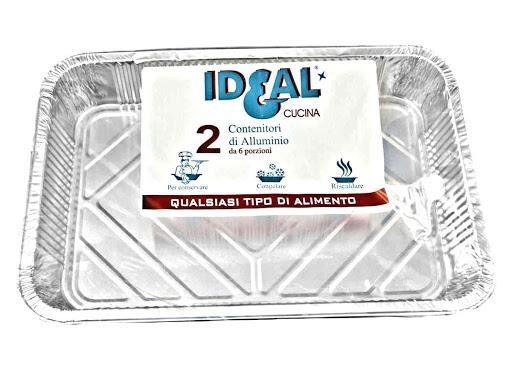 IDEAL CONTENITORE 6 PORZIONI S/COP PZ 2 00149